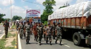 नौतनवा में एसएसबी ने निकाली नशामुक्त जागरूकता रैली-