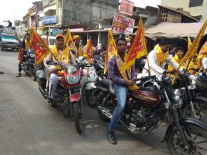 नौतनवा:गाजें बाजे के साथ निकली श्याम मंदिर प्राण प्रतिष्ठ़ा की भव्य शोभा व कलश यात्रा